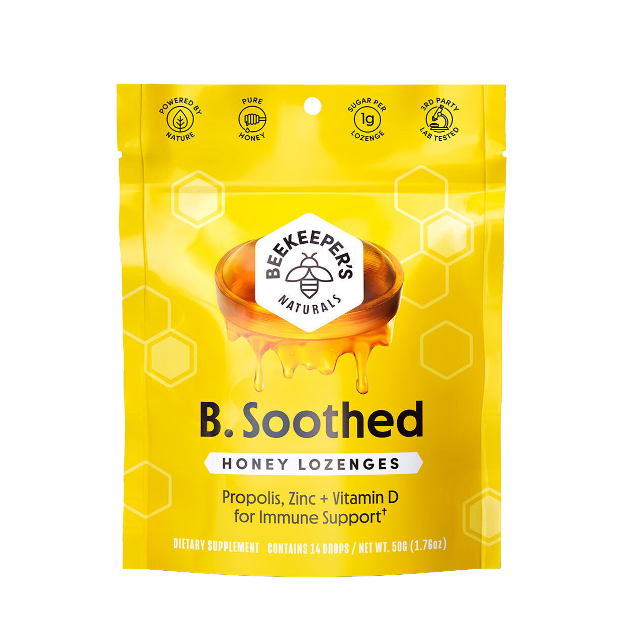 Image of Beekeeper's Naturals Soothing Honey Lozenges