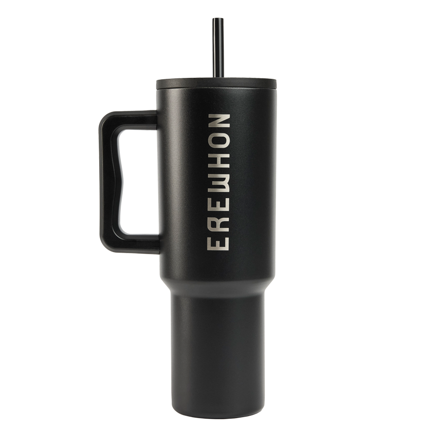 Erewhon Midnight Black 40oz Stainless Steel Tumbler with Straw Lid
