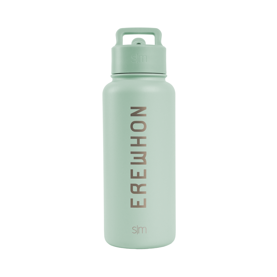 Erewhon 32 oz Water Bottle, Retro Mint