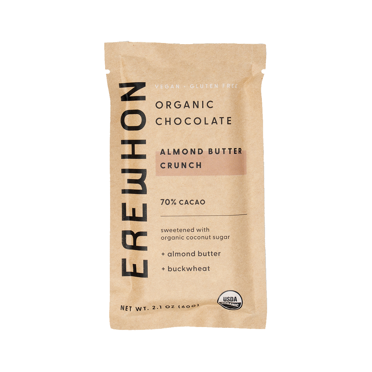 Organic Chocolate Bar | Almond Butter Crunch-Candy & Chocolate-Erewhon