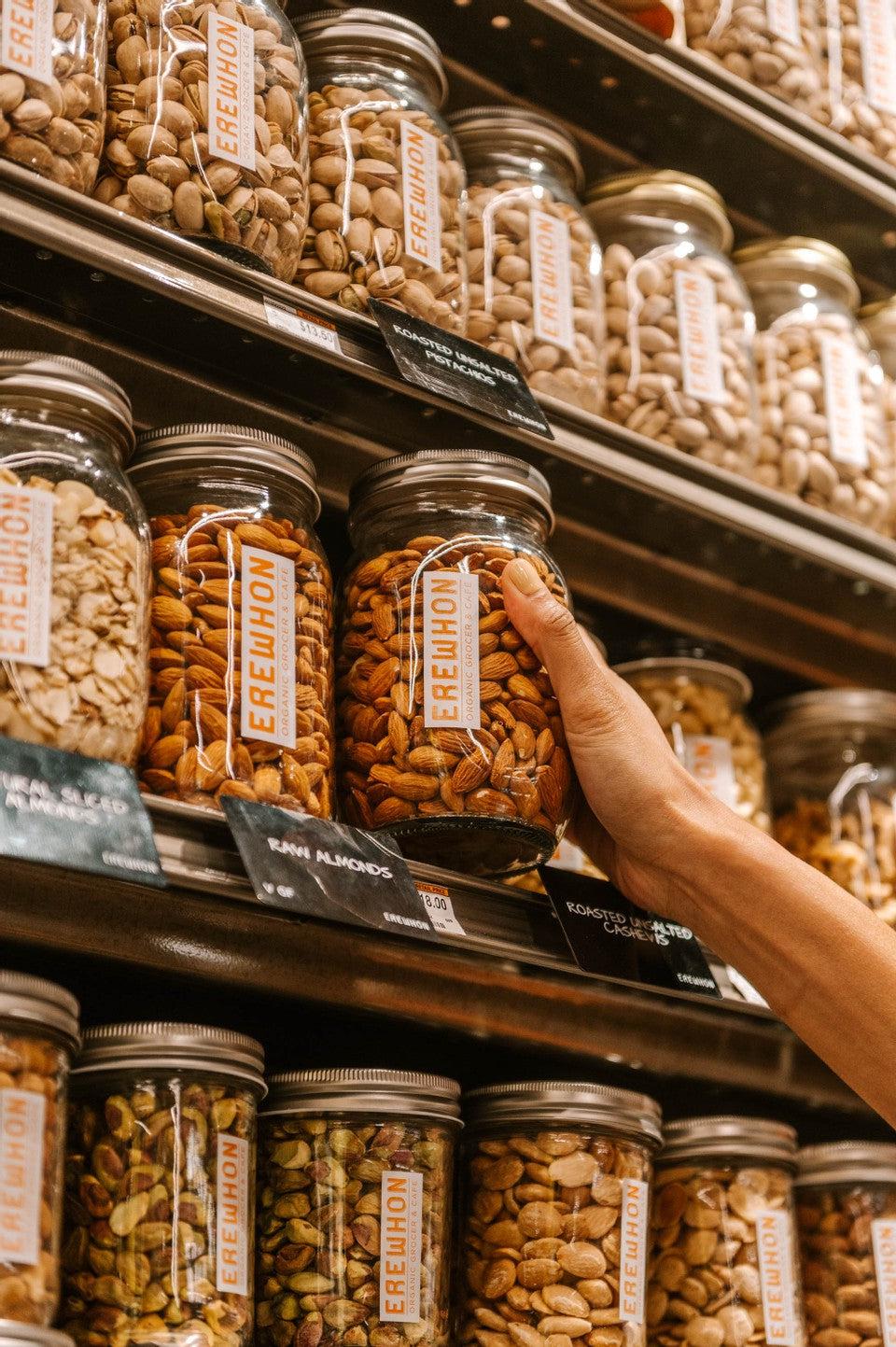 Organic Nonpareil Almonds-Nuts & Seeds-Erewhon