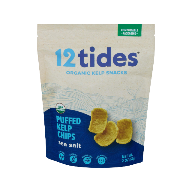 Organic Puffed Kelp Chips | Sea Salt-Erewhon