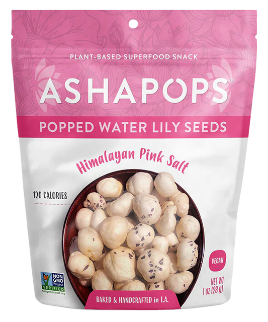 Popped Water Lily Seeds | Himalayan Pink Salt-Popcorn-Erewhon