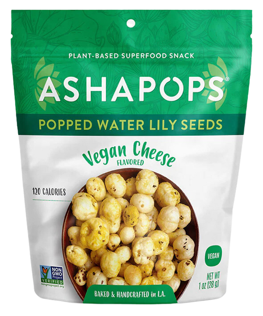 Popped Water Lily Seeds | Vegan Cheese-Popcorn-Erewhon